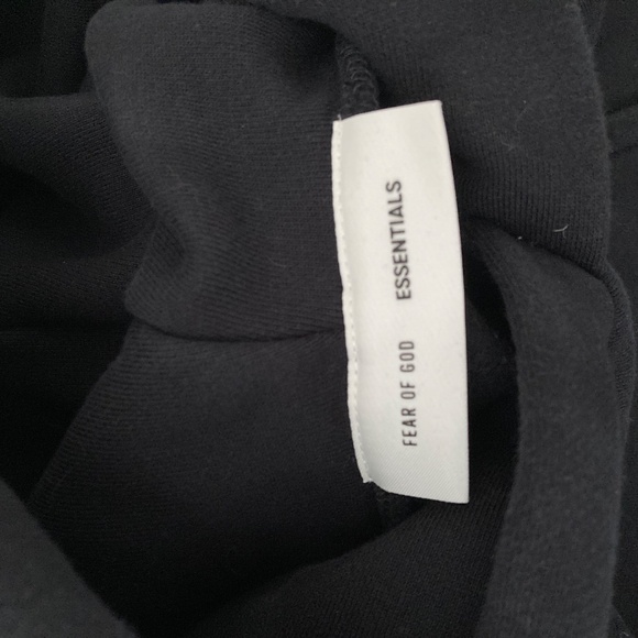 Essentials brand heavy cotton hoodie Adult S shimmer logo. Like New! - Picture 8 of 9